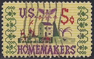 1253 5 cent Homemakers, Sampler VF used