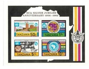 Tanzania 1983 - Scott 228a Economic commission - Souvenir Sheet - MNH