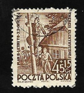 Poland 1952 - U - Scott #B69