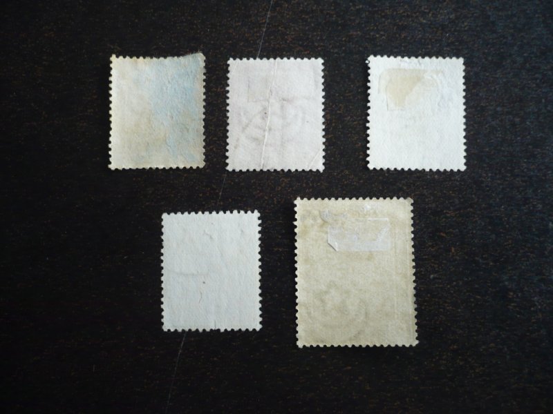 Stamps - Egypt - Scott# 64,66,67,70,72 - Used Part Set of 5 Stamps