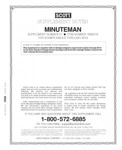 2019 Scott Minuteman Album Supplement