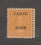 CANAL ZONE 75 MINT NEVER HINGED