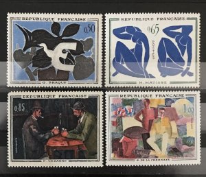 France 1961 #1014-7, Paintings, MNH.