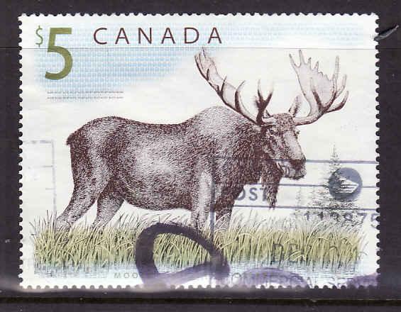 Canada-Sc#1693-used $5 Moose-