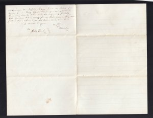 CIVIL WAR: Asylum Camp - Columbia, SC Feb. 1865 PRISONER Letter & Cover MAINE 