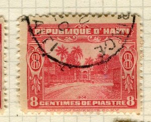 HAITI; Early 1920s pictorial issue fine used issue 8c