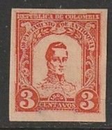 1899 Columbia (Antiquia) - Sc 120 - MH VF - 1 single - Cordoba (imperf)