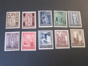 Austria 1946 Sc b189-98 set MNH