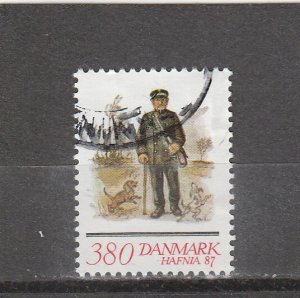 Denmark  Scott#  825d  Used  (1986 Hafnia '87)