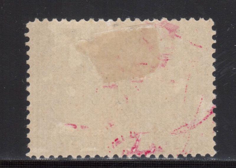 Canada #65 Very Fine Mint Original Gum Hinged With Light Red Offset On Reverse