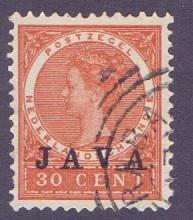 Netherlands Indies   #95  1908   used JAVA  30  ct