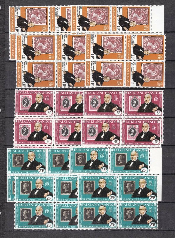 FALKLAND ISLANDS ^^^^^^sc#291-293 x16 MNH sets ( ROWLAND HILL) @ ta 454falk