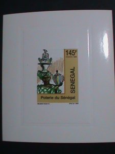 ​SENEGAL STAMP:1989-SC#832  WOMAN CARRYING POTTERY- DELUXE PROOF-SHEET