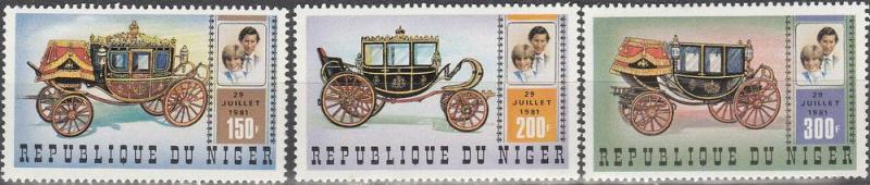 Niger #548-50  MNH F-VF CV $4.50 (V86)