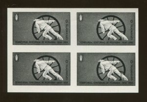 1954 United States Nebraska Centennial Experimental Test Stamp #TD100 Mint