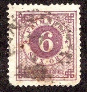 Sweden #44 Used  *Minor Fault* ~JM-2089