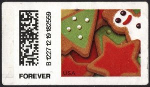 SC#CVP101 Forever Holiday Cookies Computer Vended Postage (2016) Used