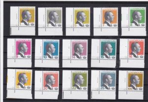 luxembourg 1993 mnh margin stamps set cat £40  ref 7529