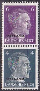 Ostland Russia Michel S3 1941 Hitler Seten MNH