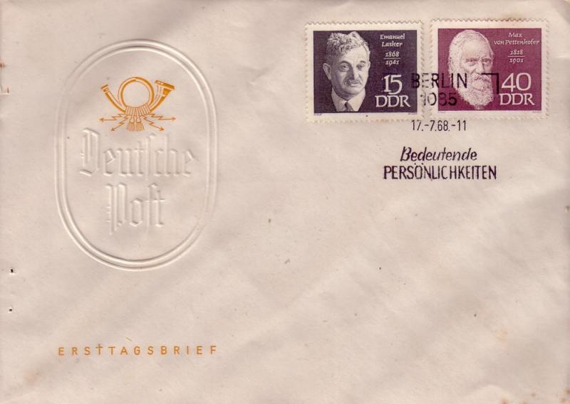 DDR FDC Famous German's 1026 & 1029  L98