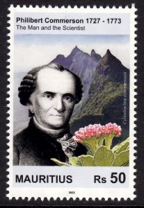 MAURITIUS 2023 PHILIBERT COMMERSON FLOWERS PLANTS BOTANY