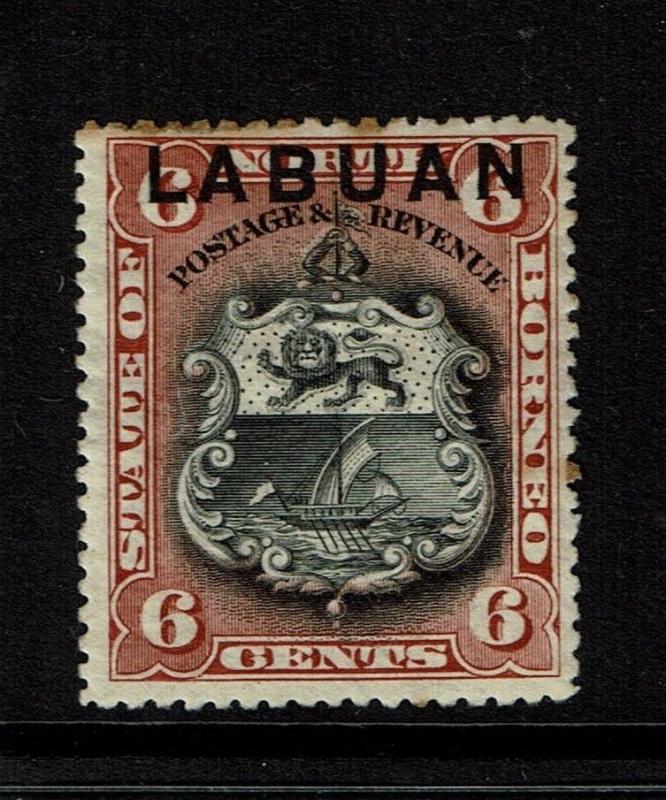 Labuan SG# 93b, Mint Hinged, Hinge Remnant, minor toning - S1399