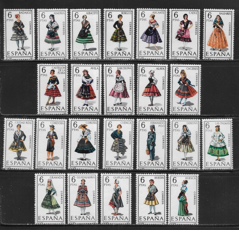 Spain 1392-1444 Costumes set 2022 Scott c.v. $13.25