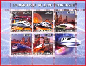 A4093 - SAO TOME & PRINCE - MISPEF ERROR, miniature s: 2007,...-