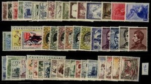Czechoslovakia 1956   MNH Year set