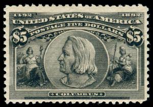 momen: US Stamps #245 MINT OG NH FRESH GUM SCARCE PSE CERT