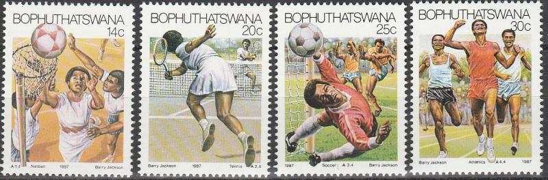 Bophuthatswana #188-91  MNH  (S3153)