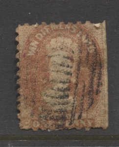 STAMP STATION PERTH Tasmania #23? QV Definitive Perf.10 Used