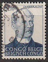 1947 Belgian Congo - Sc 229 - used VF - Auguste Lambermont