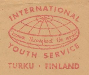 Meter cover Finland 1961 International Youth Service