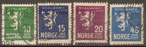 Norway #111-4 F-VF Used CV $31.75  (3J4) 