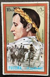 Fujeira Napoleon Bonaparte Souvenir Sheet, CTO.