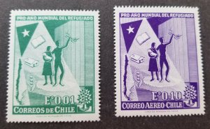 *FREE SHIP Chile World Refugee Year 1960 Family Book House Crop Food (stamp) MNH