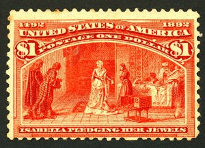 U.S. #241 MINT OG HR