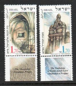 Israel #1302-3 Mint Never Hinged cv$2.25 B791