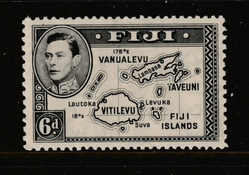 Fiji a mint 6d KGVI Die 1