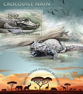 Togo MNH S/S MI 4790 Crocodiles 2013