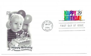 4079 39c Happy Birthday, 2006, ArtCraft FDC