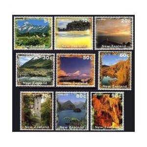 New Zealand 1345-1353, MNH. Michel 1502-1510. Scenic Views, 1996. Landscapes.