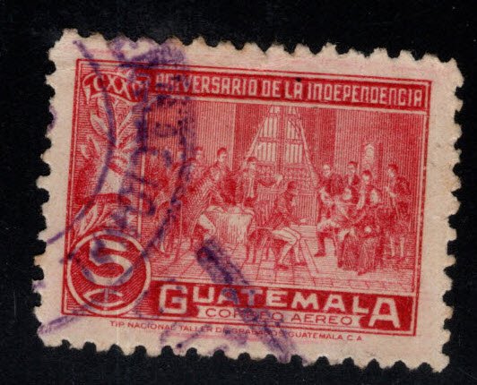 Guatemala  Scott C143 used stamp