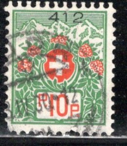 Switzerland Scott # S8, used