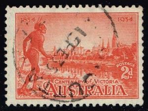 Australia #142a Yarra Yarra Tribesman; Used