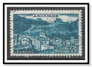 Andorra French #137 Village Of Les Bons Used