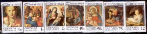 Grenada Grenadines 1975 SC# 129-35 Christmas MNH-OG E28