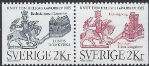 Sweden 1538-39 MNH 1985 Pair (ak8188)