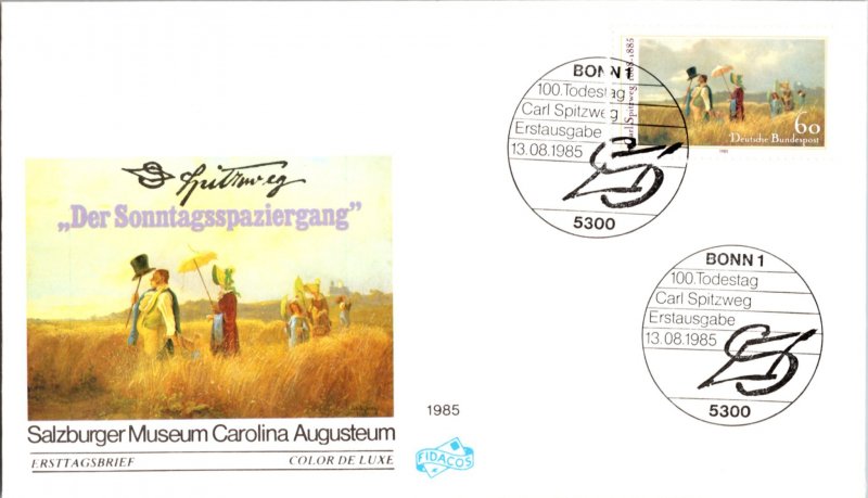 Germany, Worldwide First Day Cover, Art